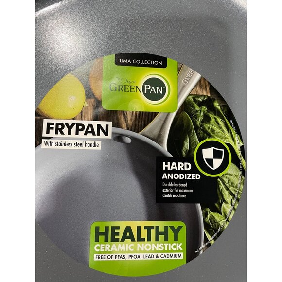 GreenPan 12 Inch Frying Pan Nonstick Ceramic Skillet - Picture 3 of 5